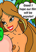 Flora WINX with double nipples dungeon