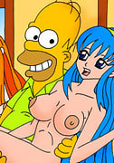 licks Simpson manga porn