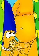 Lisa Simpson getting caught swallowing