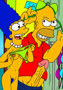 Lisa Simpson getting and swallowing cumshot