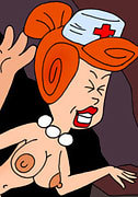 Wilma poked in her two and takes hot