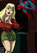 Perfect and flirty Gwen Stacy is nailed in asshole