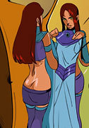 StarFire screaming in pain blowing