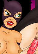 Batgirl stockings with and cartoon porn