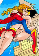 HawkGirl gets to toon guy porn