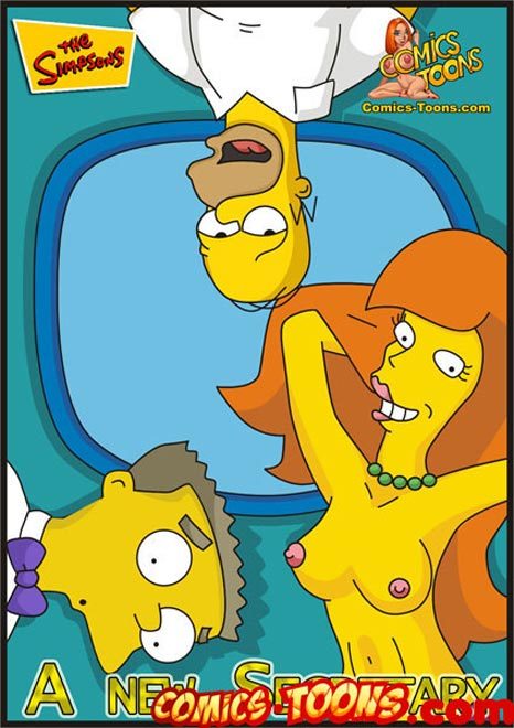 Jessica Lovejoy with stiff nipples is poked by Homer Comics Toons