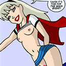 Tender Supergirl fills with a hot sperm