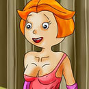 squeezes tits ripped toon party totally spies
